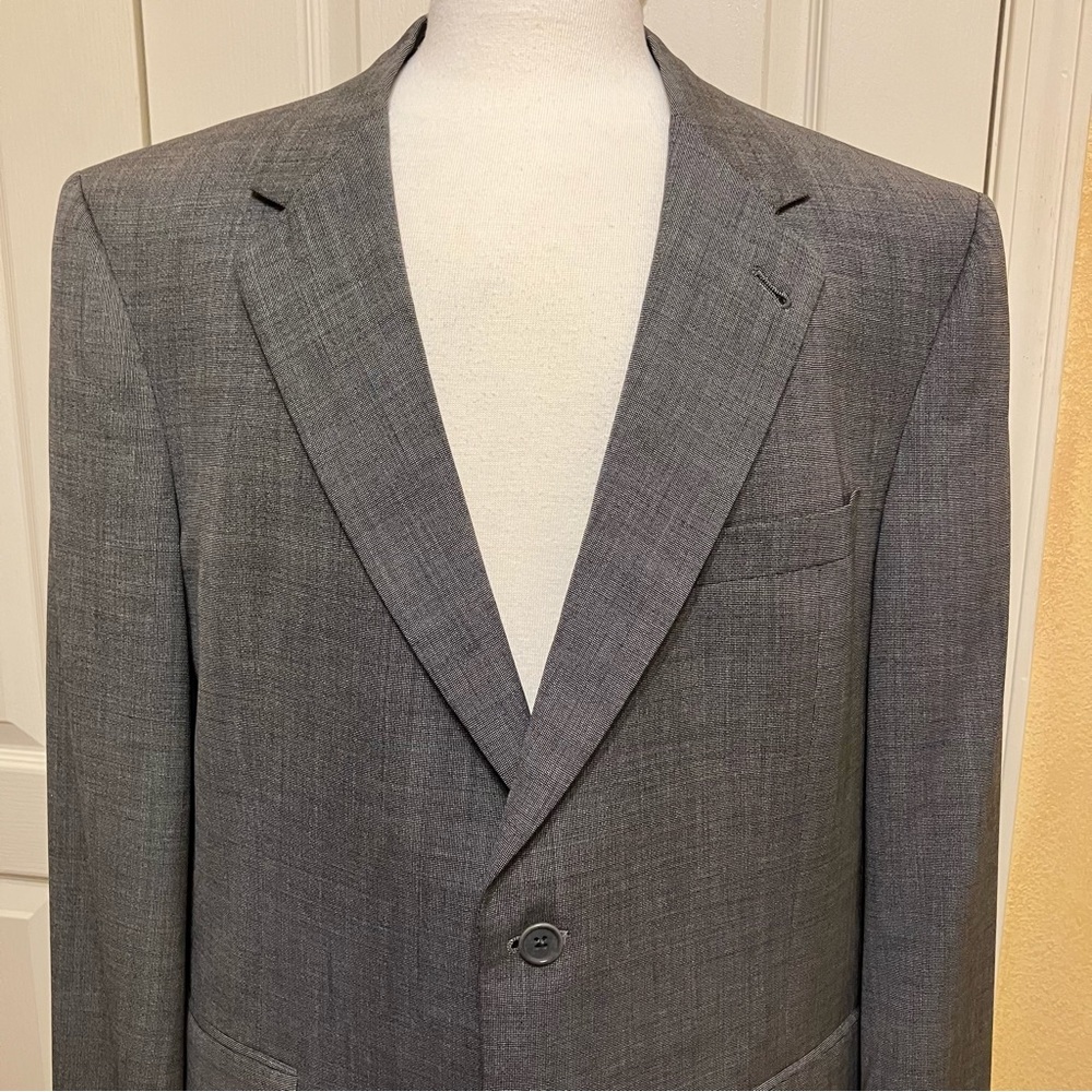 DANIEL CREMIEUX Blazer SUIT JACKET Loro Piana GRAY - Sz 44 R Very Nice! - Picture 9 of 12